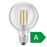E27 - RED G13951 OSRAM ULTRA ECONOMY 210lm/W Globe 95 čirá 230V E27 LED EQ60 3000K - DESIGN RENDL
