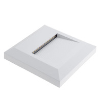 LED krokové svetlá - LED krokové světlo čtverec bílá