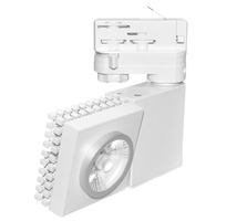Svítidla - CEN RGSD-128040 SVÍTIDLO EURO TRACK SQUARE BÍLÉ 12W 4000K Ra95 1044Lm 38d DIMM IP20  - CENTURY