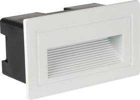 LED krokové svetlá - LED krokové světlo SQUARE WHITE 3W IP65