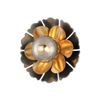 Dekorativní - HVLG 278-13-CE Nástěnné svítidlo MAGIC GARDEN kov/sklo bronz/kouřová E27 1x20W - HUDSON VALLEY (Corbettt)