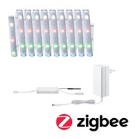 Dekorační - P 78866 MaxLED 250 LED Strip Smart Home Zigbee RGBW s krytím základní sada 3m IP44 15W 30LEDs/m RGBW+ 36VA - PAULMANN