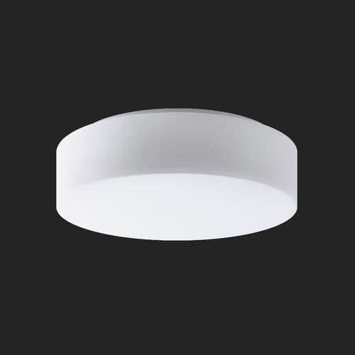 Nouzová - OS ERI67536 ERIS 3 stropní/nástěnné skleněné svítidlo bílá IP43 4000 K 33W LED nouzové kombinované 3 h (původní kód OS 67536) - OSMONT - foto 1