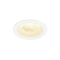Kruhová - LA 1009629 NUMINOS® M Stropní vestavné svítidlo, 3000 K, 55°, IP20, kulaté, bílé - BIG WHITE (SLV)