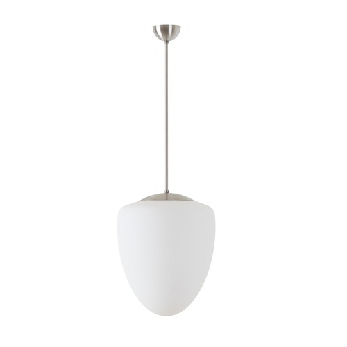 Koule - OS AST60412 ASTRA P závěsné skleněné svítidlo kartáčovaná nerez / bílá IP40 3000 K 27W LED - OSMONT - foto 1