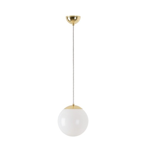 Koule - OS ISI72394 ISIS S1 PM závěsné plastové svítidlo mosaz / bílá IP40 3000 K 8W LED - OSMONT - foto 1