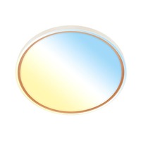 Akční zboží - BRILO 3956014 AKCE - Ina stropní svítidlo pr.49 cm - 48W, 5200lm, stmívatelné, LED, dálkový ovladač, CCT, kávová - BRILO