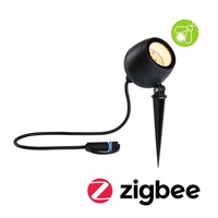 Zápichy - P 94768 Plug &amp; Shine LED bodové zahradní světlo Smart Home Zigbee Kikolo neláká hmyz IP65 CCT 6,2W antracit - PAULMANN