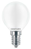 E14 - CEN INSDH1G-061430 FILAMENT LED INCANTO SATEN SFERA 6W E14 3000K DIM - CENTURY