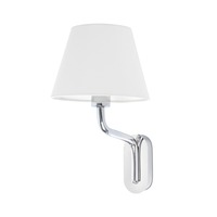 Dekorativní - FARO 24005-10 ETERNA nástěnná lampa, chrom/bílá - FARO