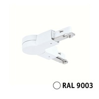 Lišty a příslušenství - P 95649 URail spojka variabilní 159x36mm max. 1000W bílá - PAULMANN
