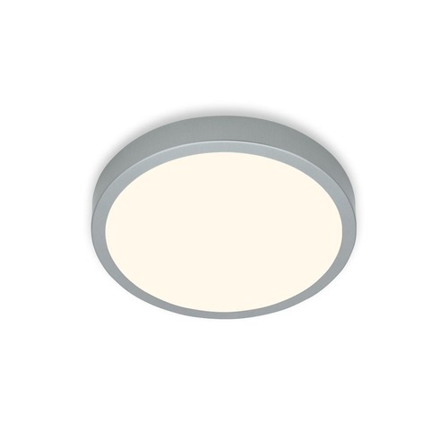 Kruhová - BRILO 3700014 LED přisazené svítidlo pr. 28 cm, 16 W, 2000 lm, stříbrná (starý kód: BRILO 3700-014) - BRILO - foto 1