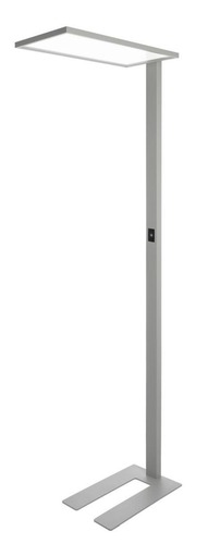 Stojací lampy - IMPR 343022 Deko-Light stojací svítidlo Office One čiré stmívatelné 100-277V 65,00W 4000 K 6900 lm 1950 mm stříbrná - LIGHT IMPRESSIONS - foto 1