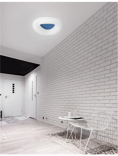 Kruhová - NV 9106243 Stropní svítidlo CIA modrý hliník a akryl LED 38W 230V 3000K IP20 stmívatelné - NOVA LUCE - foto 1