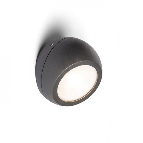 Nástěnná - RED R13502 SIV přisazená antracitová 230V LED 6W 120° IP54 3000K - RED - DESIGN RENDL - foto 1