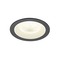 Kruhová - LA 1009799 NUMINOS® L Stropní vestavné svítidlo, 4000 K, 55°, IP20, kulaté, černé / bílé - BIG WHITE (SLV)