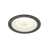 Kruhová - LA 1009799 NUMINOS® L Stropní vestavné svítidlo, 4000 K, 55°, IP20, kulaté, černé / bílé - BIG WHITE (SLV)