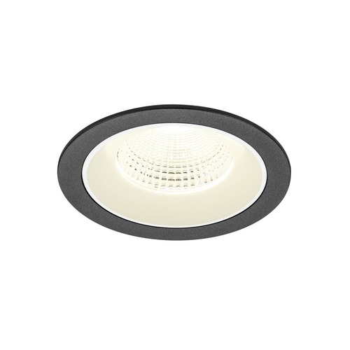 Kruhová - LA 1009799 NUMINOS® L Stropní vestavné svítidlo, 4000 K, 55°, IP20, kulaté, černé / bílé - BIG WHITE (SLV) - foto 1