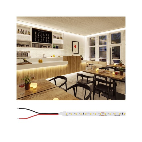 Pracovní osvětlení - P 76017 Pro LED Strip Silver P75 830 5m 23W 700lm/m 96LEDs/m 3000K - PAULMANN - foto 1