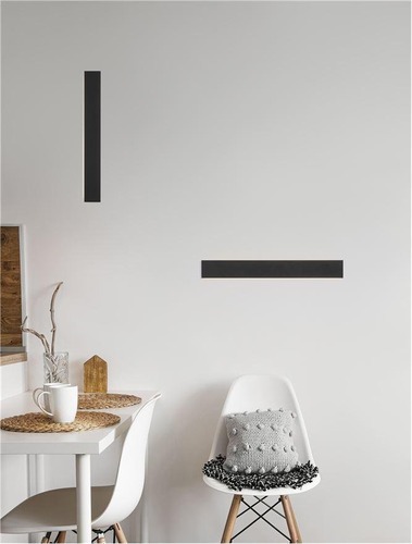 Nepřímé osvětlení - NV 9060613 Nástěnné svítidlo SELINE černý hliník LED Philips 20W 230V 3000K IP44 - NOVA LUCE - foto 1