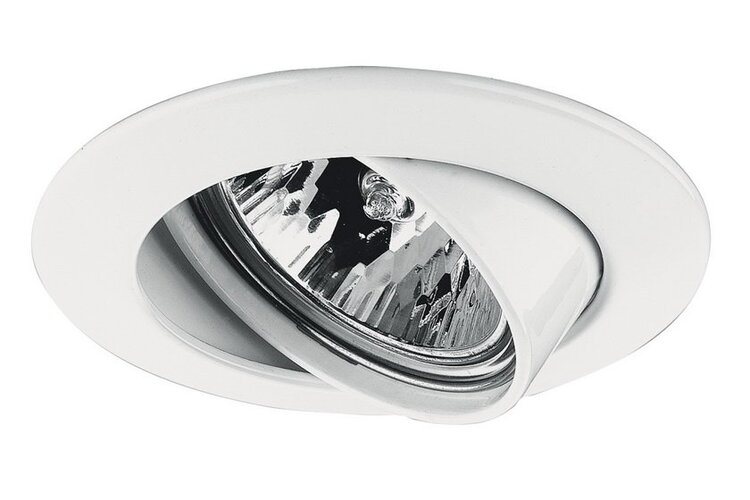 Koupelnová - P 17953 Zápustné svítidlo Premium výklopné max.50W 12V GU5,3 51mm bílá/h - PAULMANN - foto 1