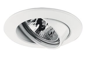 Koupelnová - P 17953 Zápustné svítidlo Premium výklopné max.50W 12V GU5,3 51mm bílá/h - PAULMANN