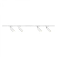 Lištové Briloner 230V - BRILO 8017046 1-fázový lištový systém, kompletní sada, 4x LED spoty, bílá - BRILO
