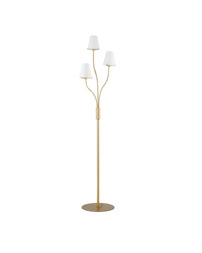 Stojací lampy - FAN I-CANTO/PT3 Stojací lampa Piantana Canto, zlaté/bílé, 3xG9, 38,5 x 158 cm - FANEUROPE - foto 1