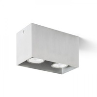 Downlight - RED R12738 AGATE II stropní česaný hliník 230V GU10 2x35W - RED - DESIGN RENDL