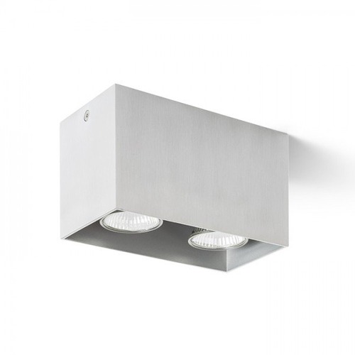 Downlight - RED R12738 AGATE II stropní česaný hliník 230V GU10 2x35W - RED - DESIGN RENDL - foto 1