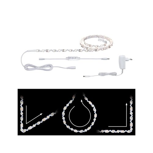 Dekorační - P 78961 FlexLED 3D základní sada 1,5m teplá bílá vytvořte si svůj nápis - PAULMANN - foto 1