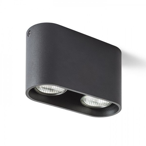 Downlight - RED R12734 MANTOVA II stropní matná černá 230V GU10 2x35W - RED - DESIGN RENDL - foto 1