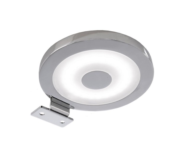 Přisazená - IMPR 687130 Deko-Light nábytkové přisazené svítidlo zrcadlové kulaté 12V DC 4,5W 4000 K 300 lm 96,5 stříbrná  - LIGHT IMPRESSIONS - foto 1