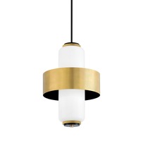 Válec - HVLG 275-44-CEX VÝPRODEJ VZORKU - Závěsné svítidlo MELROSE mosaz/sklo mosaz/opál E14 4x40W - HUDSON VALLEY (Corbettt)