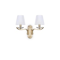 Dekorativní - ILUX 197708 PEGASO AP2 OTTONE SATINATO - IDEALLUX