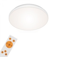 Kruhová - BRILO 7377-016 Bezrámečkový LED panel, pr. 30 cm, 1600 lm, 12 W, bílé - BRILO