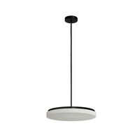 Kruhová - OS CAR60010 CARINA P2 závěsné skleněné svítidlo černá / bílá IP40 3000 K 49W LED - OSMONT