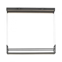 Podélná - LD 15248-18 Závěsné svítidlo SONTURA černé s odkládací plochou a funkcí Memory - LEUCHTEN DIREKT / JUST LIGHT