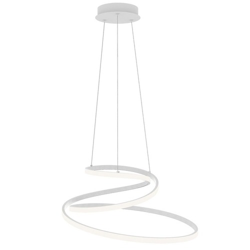Dekorativní - FAN LED-COASTER-S-BCO Závěsné LED svítidlo COASTER bílá, 60 W, 8000 lm, CCT, 60 x 150 cm - FANEUROPE - foto 1