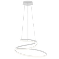 Dekorativní - FAN LED-COASTER-S-BCO Závěsné LED svítidlo COASTER bílá, 60 W, 8000 lm, CCT, 60 x 150 cm - FANEUROPE