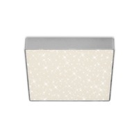 Hranatá - BRI 7077-414 LED stropní svítidlo hvězdné nebe, 21,2 cm, 16 W, stříbrná - BRILONER