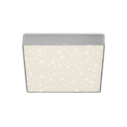 Hranatá - BRI 7077-414 LED stropní svítidlo hvězdné nebe, 21,2 cm, 16 W, stříbrná - BRILONER - foto 1