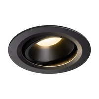 Kruhová - LA 1003652 NUMINOS® MOVE DL L vnitřní LED zápustné stropní svítidlo černá/černá 3000 K 40° otočné a výkyvné - BIG WHITE (SLV)
