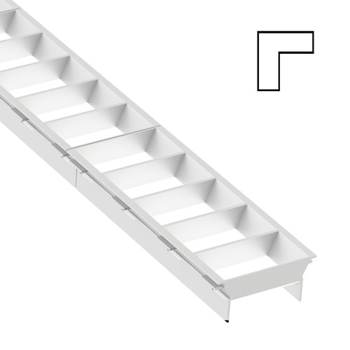 Liniové CLICK - SLC SLC9549 LED svítidlo Click mřížka L spojka bílá - TLG - foto 1