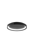 Dekorativní - FAN LED-NIKE-PL50-NER Stropní LED svítidlo Nike (černé, kov) 40 W, 5840 lm, DIP‑CCT 2700 / 3200 / 4000 K, pr. 49 x 7,5 cm - FANEUROPE