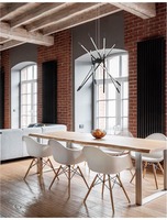 Dekorativní - NV 9180783 Závěsné svítidlo RACCIO černý kov a akryl LED 56W 230V 3000K IP20 vč. dálkového ovládání stmívatelné - NOVA LUCE