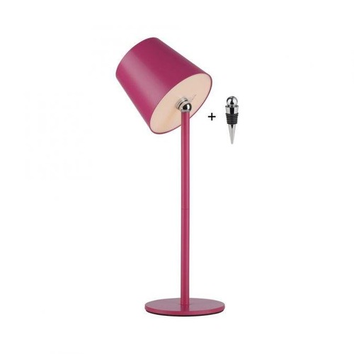 Stolní lampy dekorační - LD 19251-87 Nabíjecí svítidlo na láhev, s přídavnou nohou, růžová, 3000K - JUST LIGHT - foto 1