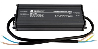 Stabilizované napětí - IMPR 872084 Deko-Light napájení IP CV V6-75-12 konstantní napětí 0-6250 mA IP67 12V DC 75W