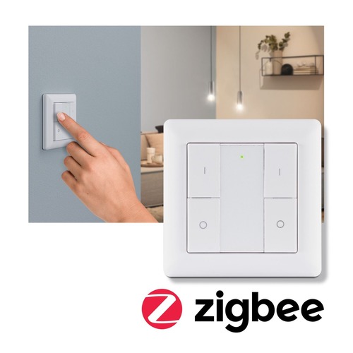 SmartHome Paulmann - P 50134 Vypínač Smart Home Zigbee On/Off/Dimm bílá - PAULMANN - foto 1