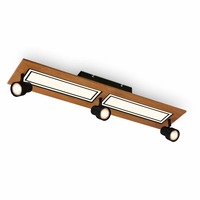 Bodová - BRILO 3764035 Stropní svítidlo, 78 cm, 3x GU10, max. 9W, černá - BRILO